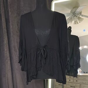 L*Space Black Blouse